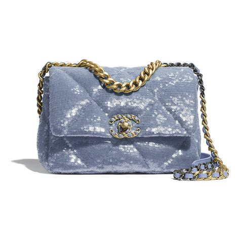 chanel sequin bag